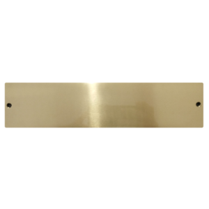 TARGA IDRA - ottone satinato verniciato 300x70mm