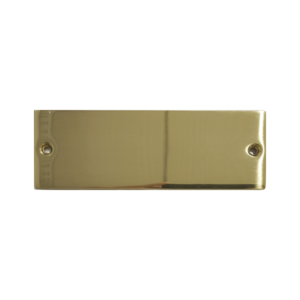 TARGA MINERVA - ottone lucido verniciato 125x45mm