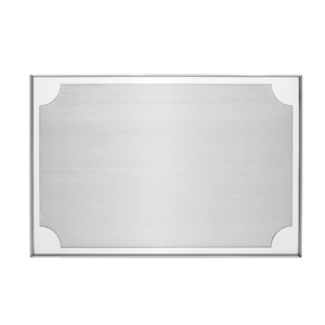 TARGHE GRANDE FORMATO ATU - alluminio anticorodal bordo lucido spess. 2mm