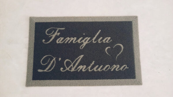 ZERBINI INTARSIATI - fondo colorato e due righi con cornice - immagine 2