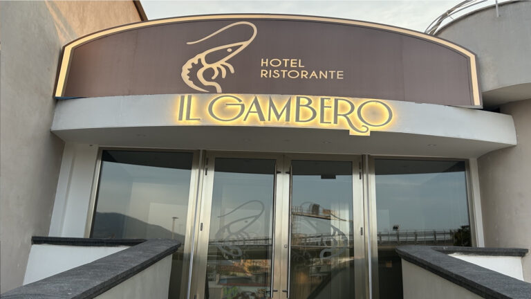 tabella luminosa il gambero